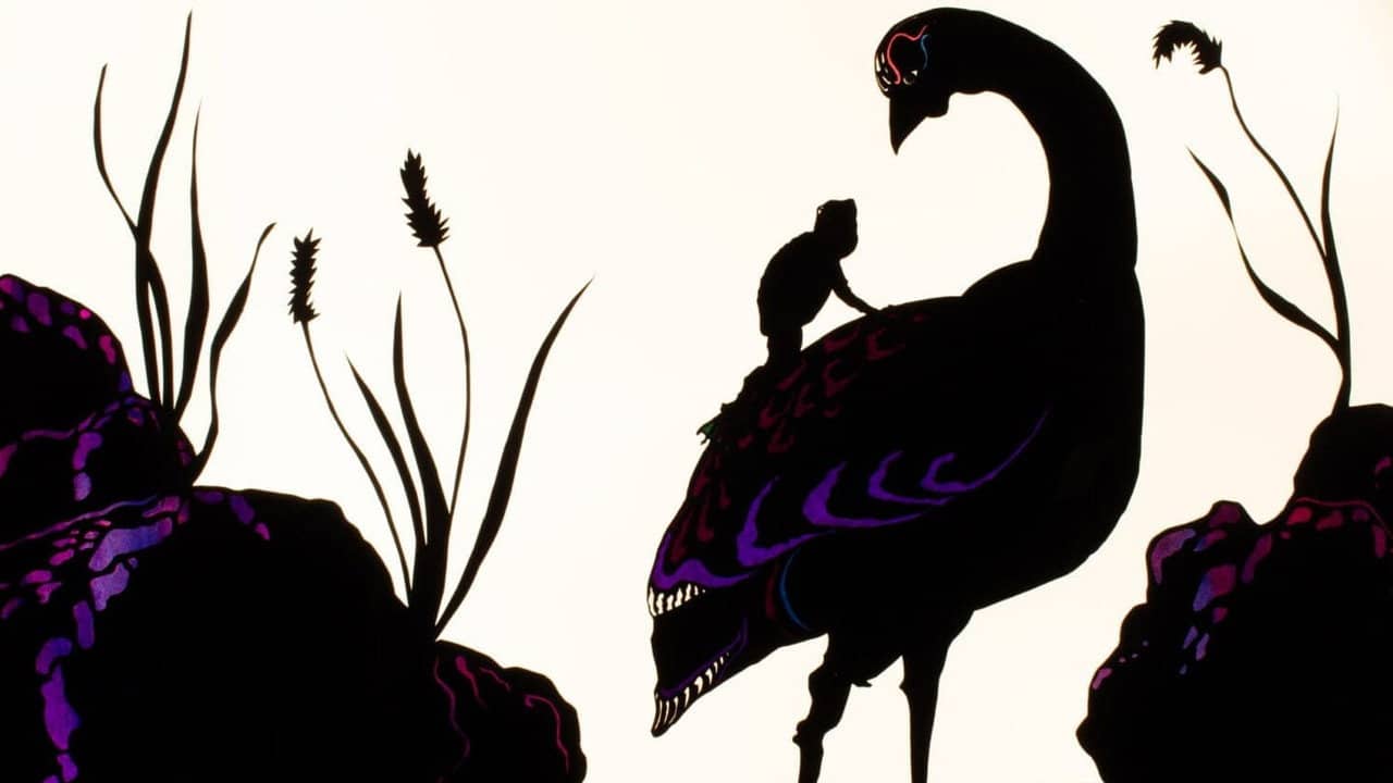 Gröna Grodan backdrop