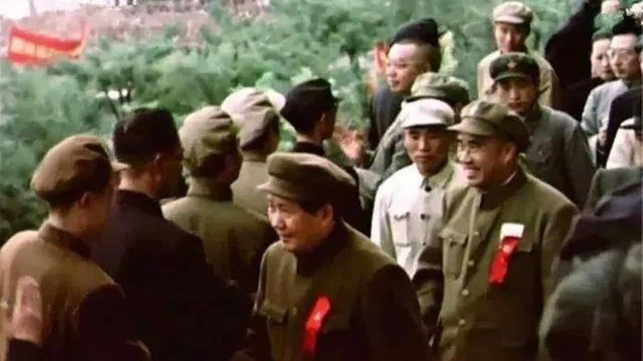 开国大典真实影像 backdrop