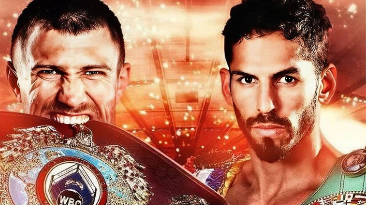 Vasyl Lomachenko vs. Jorge Linares backdrop