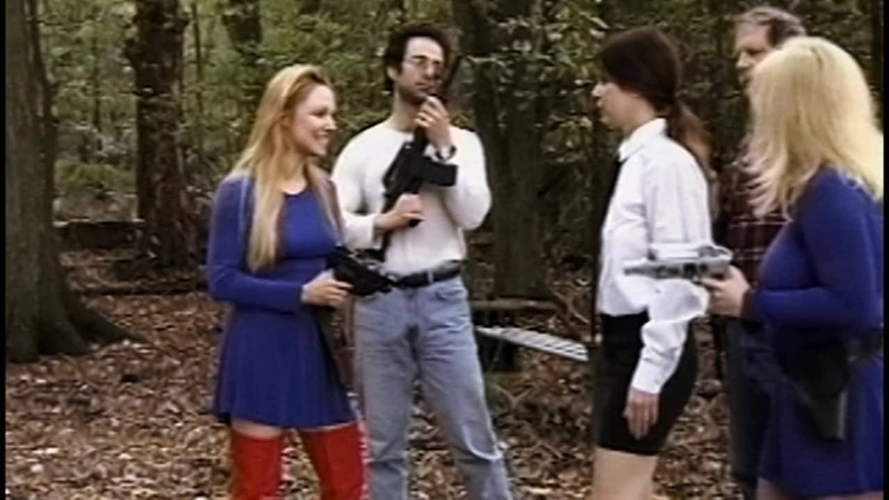 Female Mercenaries on Zombie Island backdrop