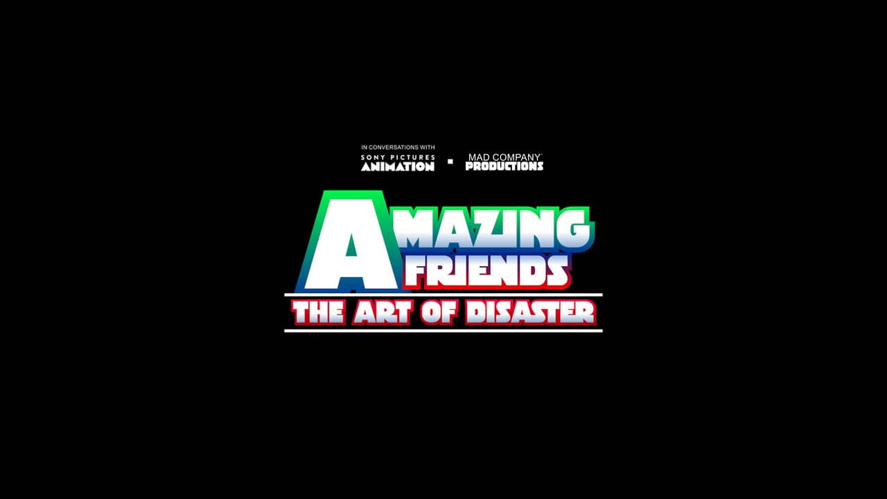 Amazing Friends: The Art of Disaster backdrop