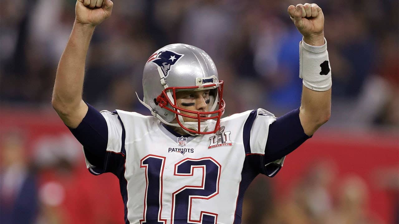 Super Bowl LI Champions: New England Patriots backdrop