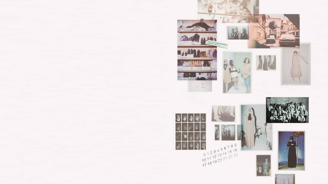 We Margiela backdrop