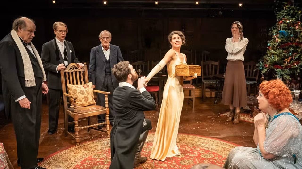 She Stoops To Conquer backdrop