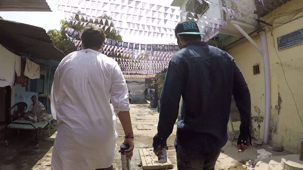 Wolf of Chawl Street backdrop