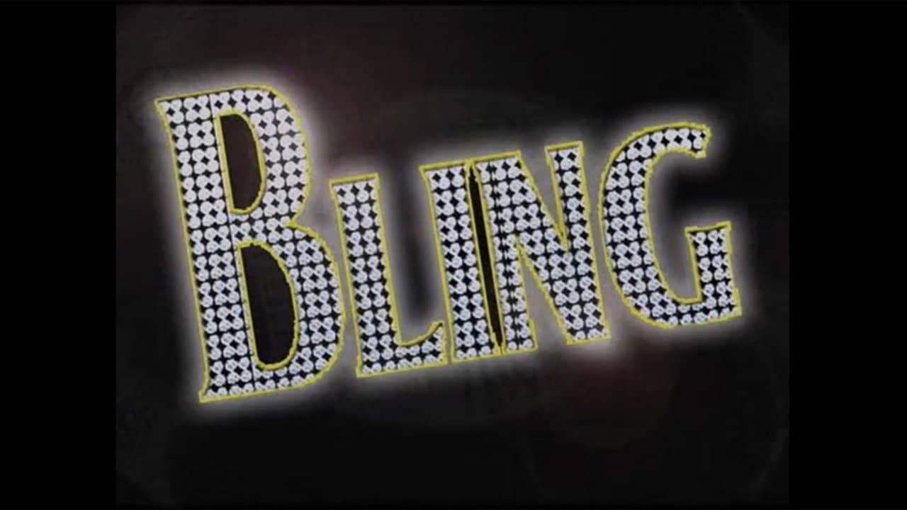 Bling backdrop