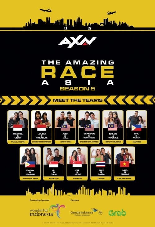The Amazing Race Asia Season 5 poster