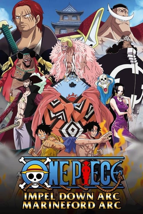 One Piece Impel Down & Marineford poster